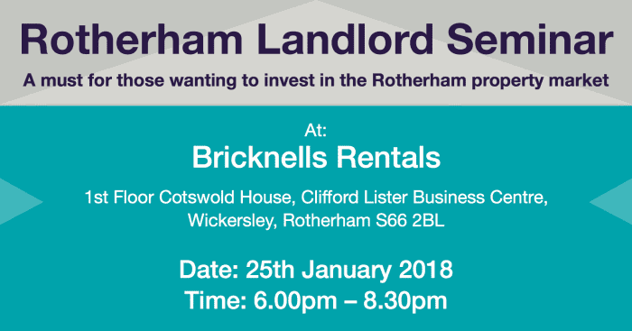 This is a text image containing details to the Rotherham landlord seminar - also found in the blog text.