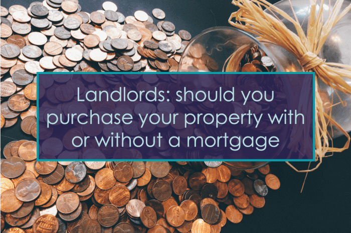 Landlords: should you purchase your property with or without a mortgage Landlords: should you purchase your property with or without a mortgage